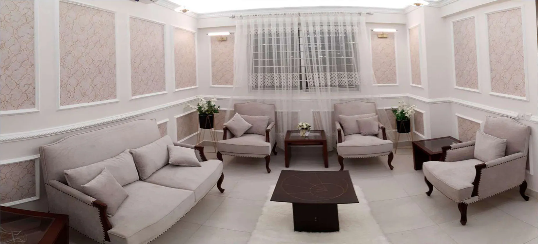 Drawing room — picture of an existing apartment at Lakhani Presidency